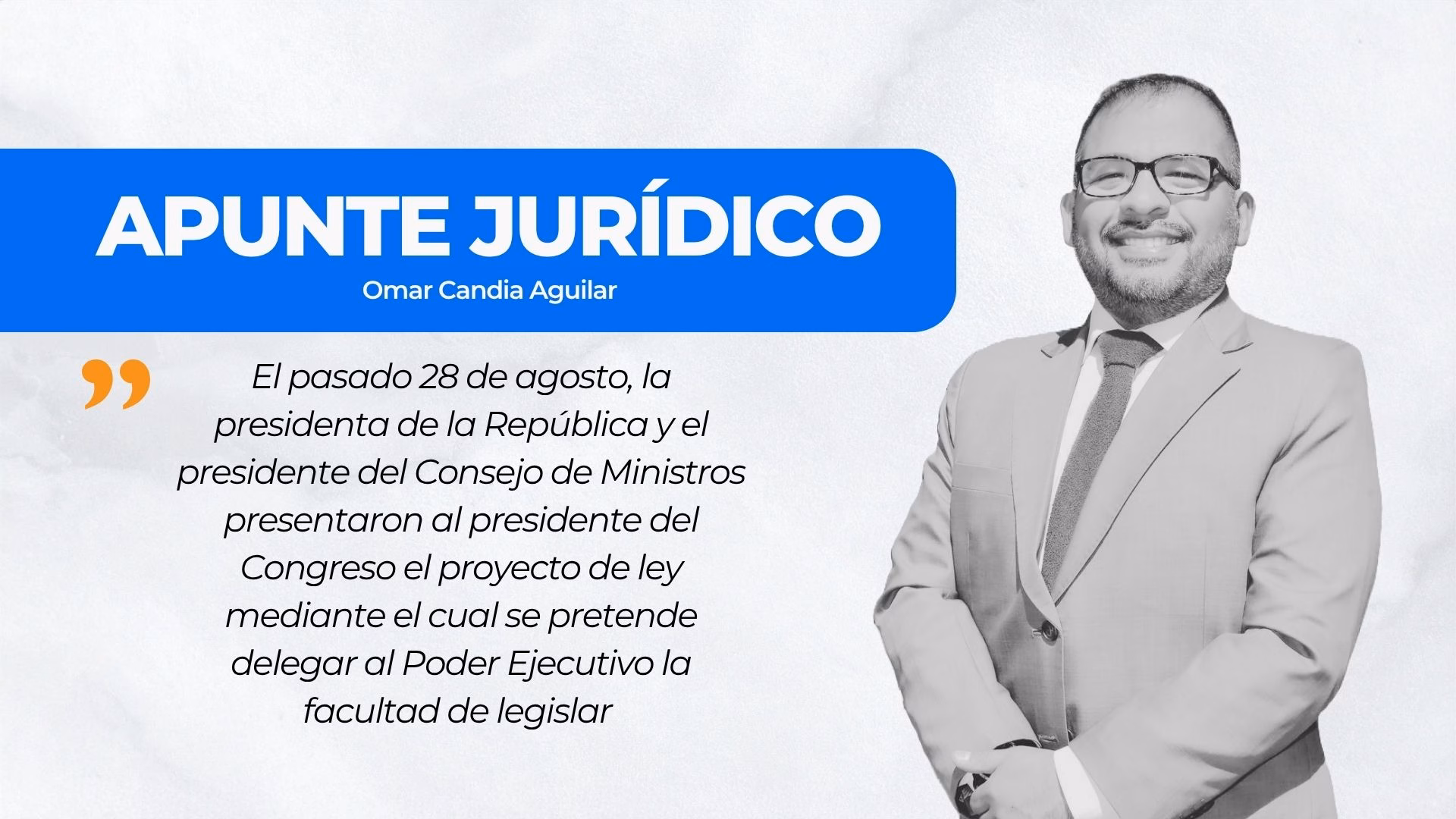 APUNTE JURÍDICO | ¿Quién realiza el control de la facultades de legislar?