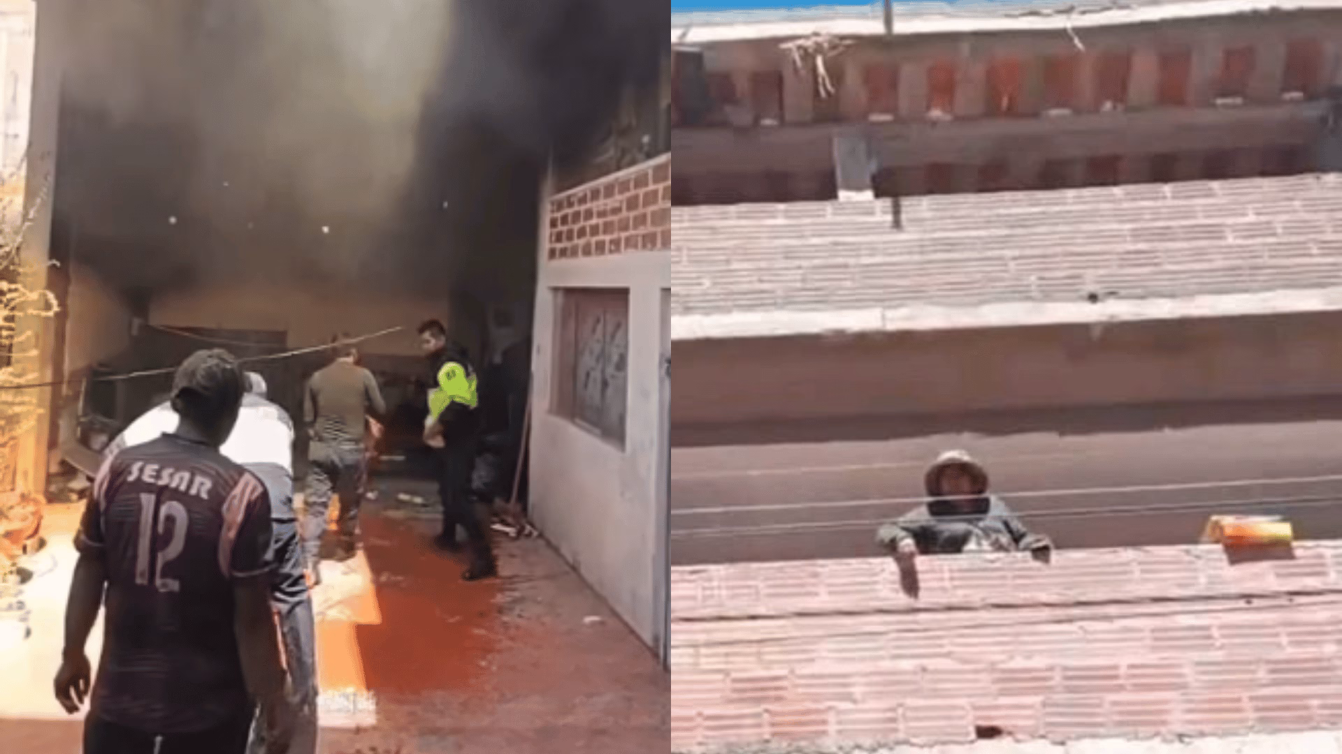 Dramático rescate en Juliaca: salvan a madre e hijo de un incendio y presunto encierro de tres días.