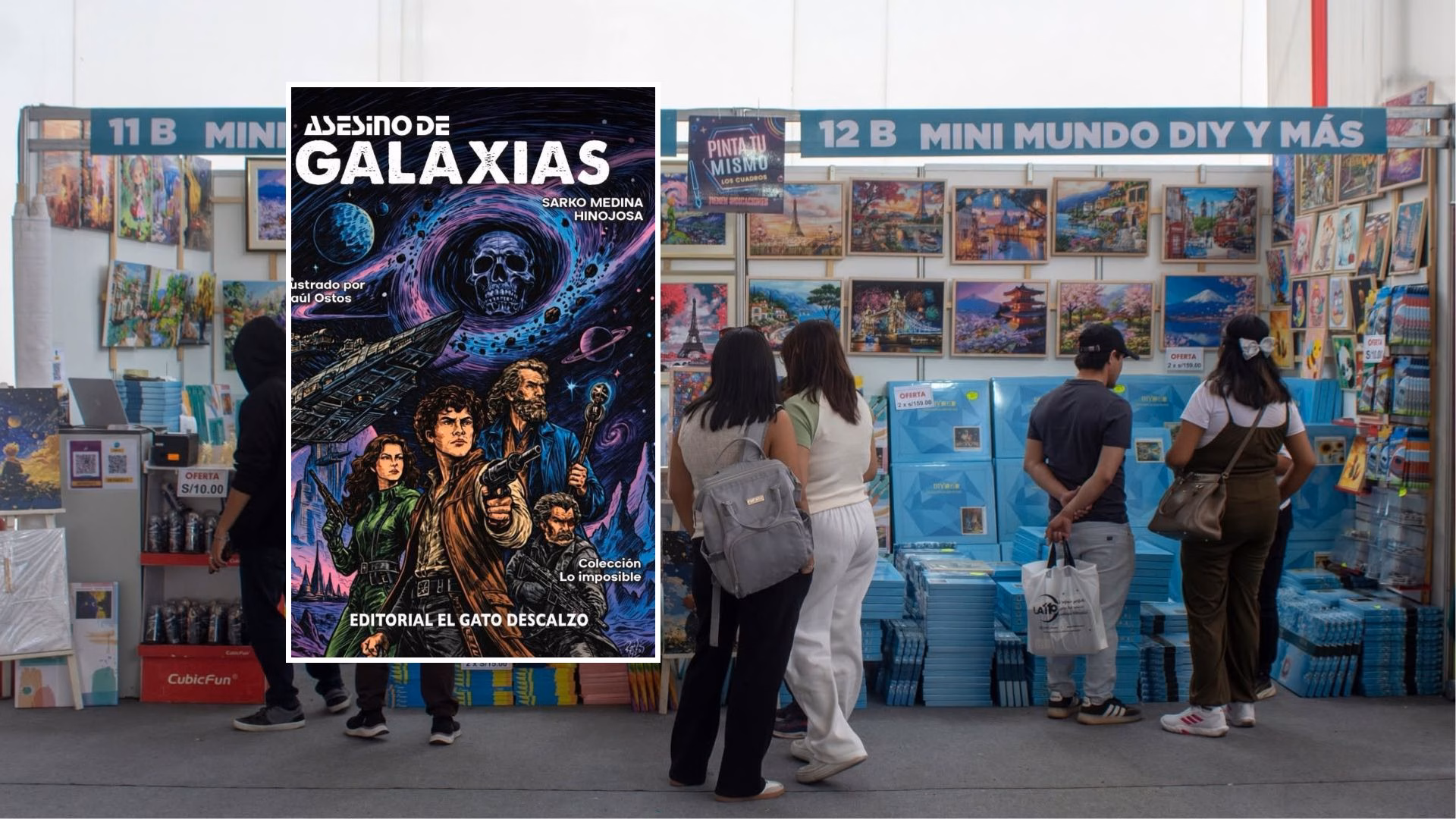 FIL Arequipa 2026: presentan novela de ciencia ficción ‘Asesino de Galaxias’ del escritor Sarko Medina