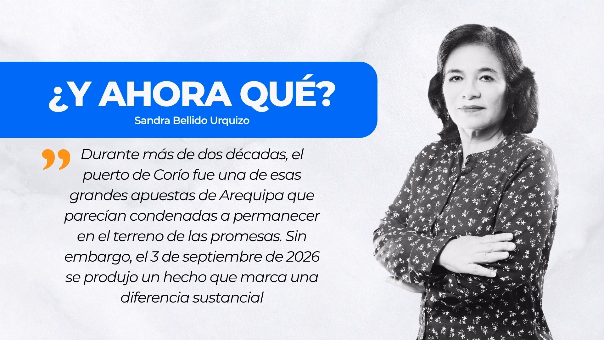¿Y AHORA QUÉ? | Terminal Portuario de Corío da un gran salto hacia una nueva etapa