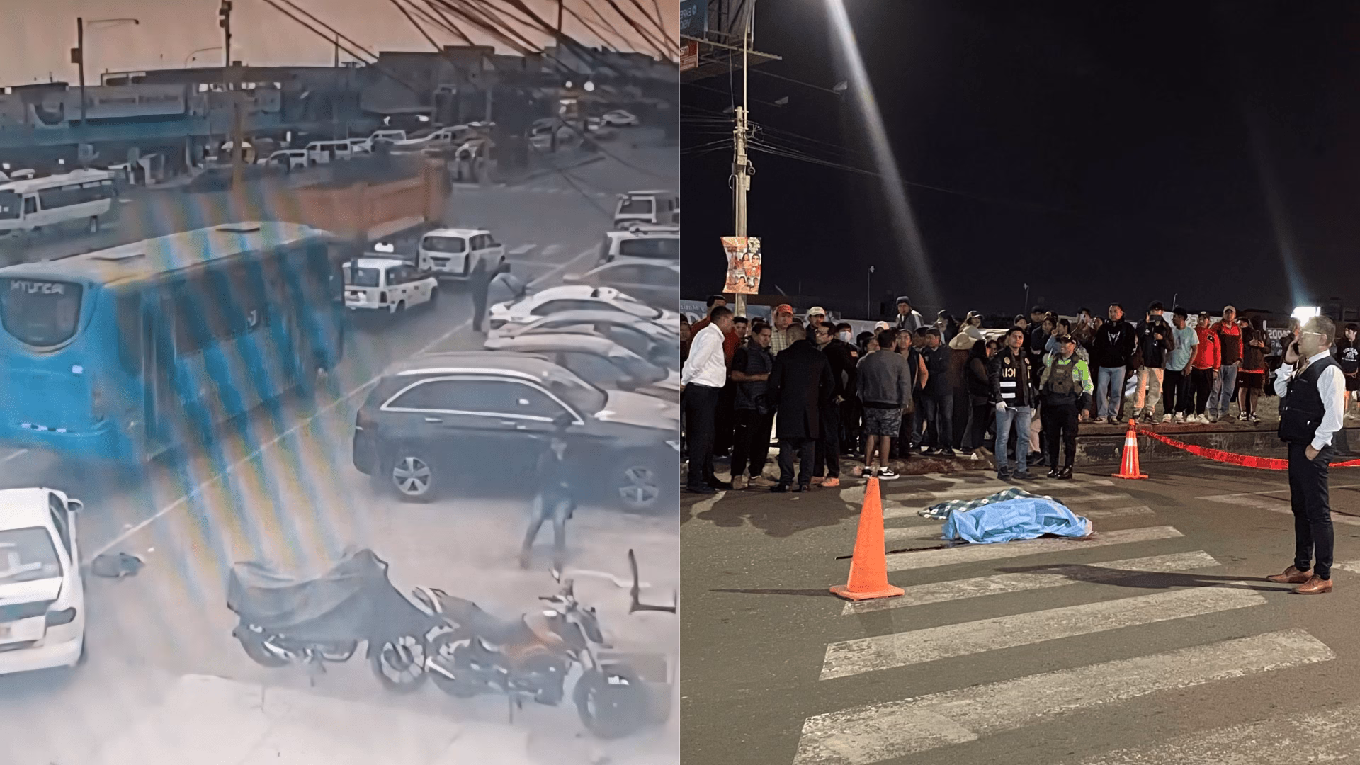 Cámara de seguridad registra el fatídico atropello de un anciano por un volquete en Tacna.