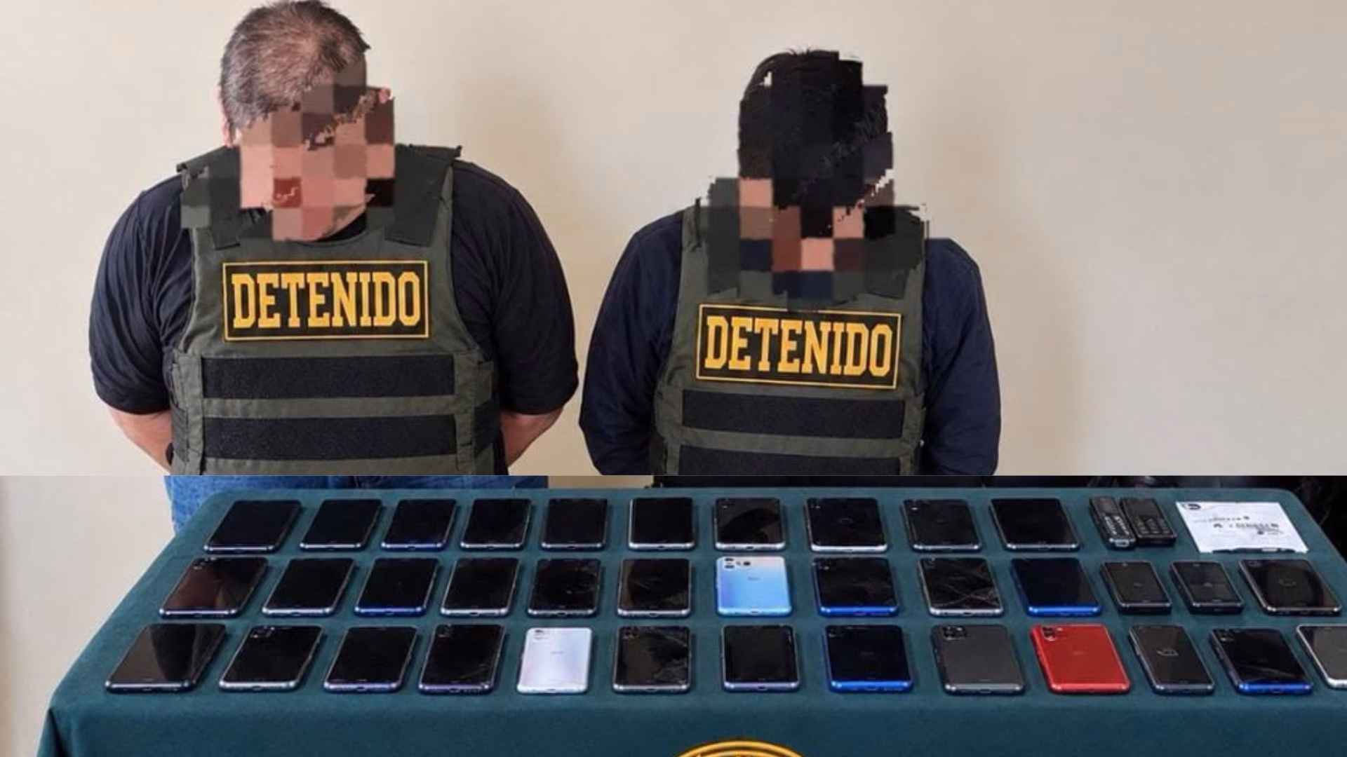 Arequipa: detienen a dos individuos con 51 celulares robados durante operativo en local "Nuevo Mundo"