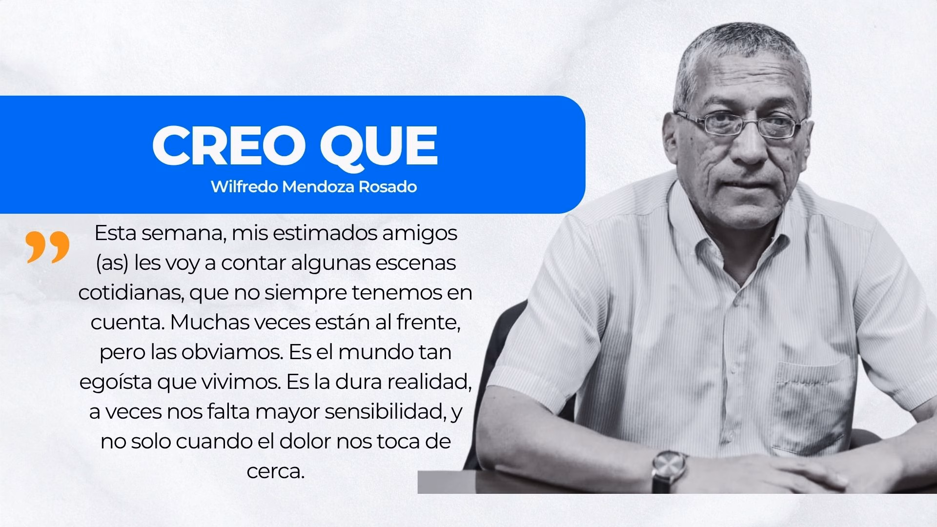 CREO QUE… Escenas cotidianas