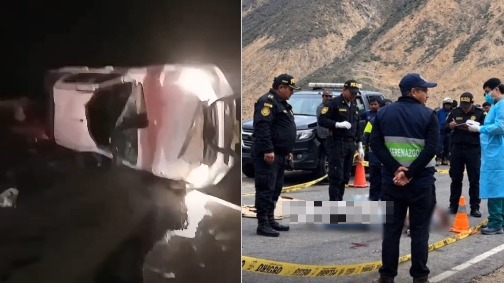 Caravelí: joven mujer fallece tras despiste de camioneta minera en la carretera a Chaparra