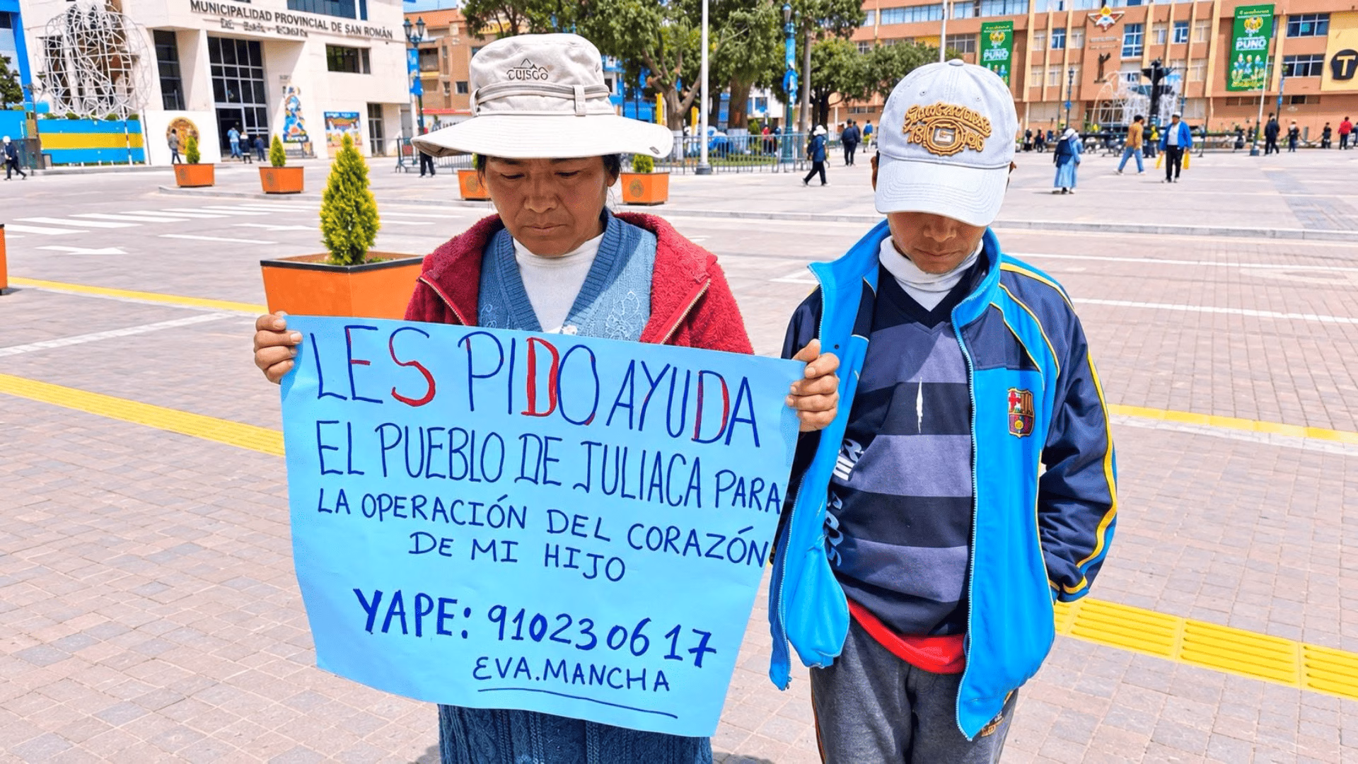 Juliaca: madre pide ayuda urgente para trasladar a Lima a su hijo con delicada condición cardíaca.