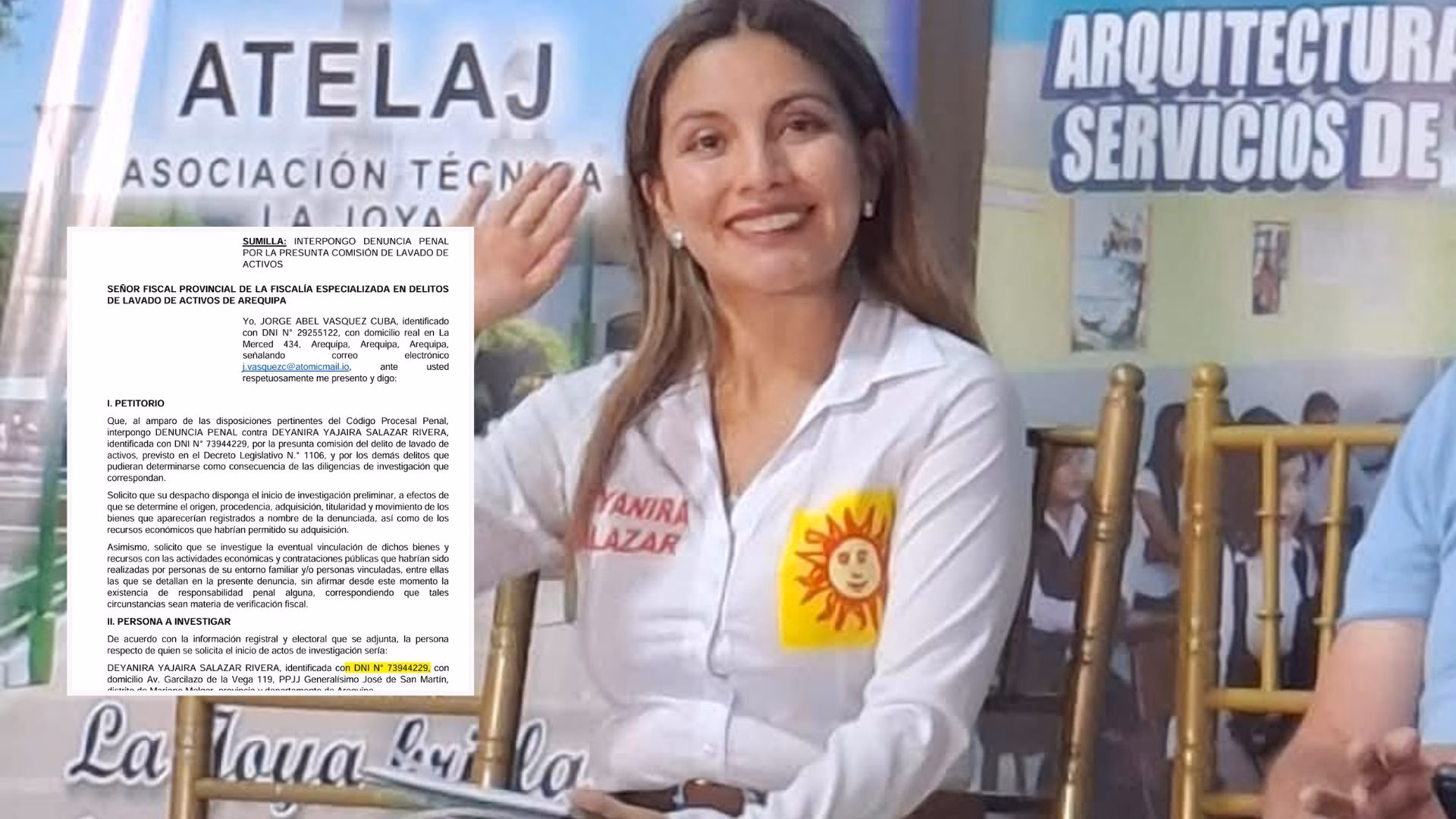 Elecciones 2026: denuncian en la Fiscalía a candidata Deyanira Salazar por presunto lavado de activos