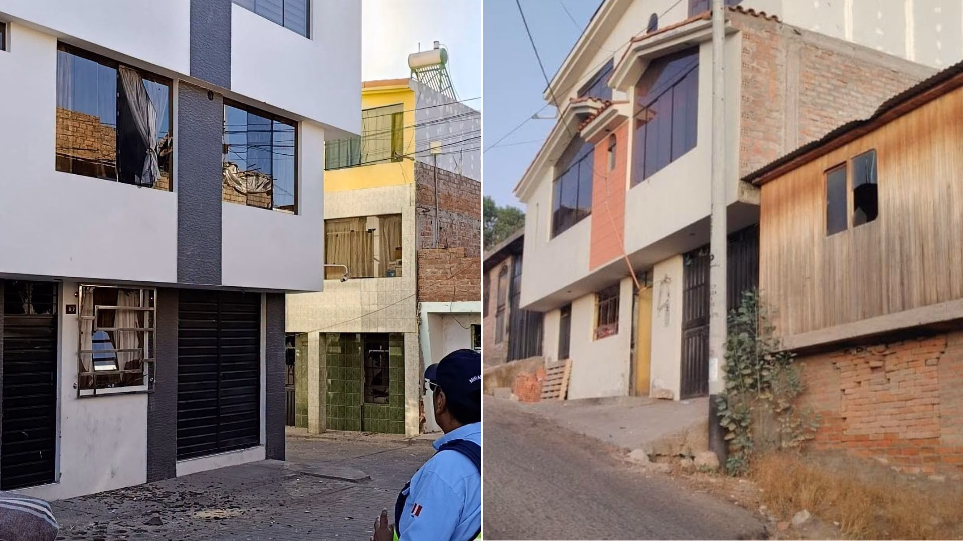 Miraflores: dos viviendas fueron atacadas con explosivos en una tarde, delincuente llevaba mochila de delivery