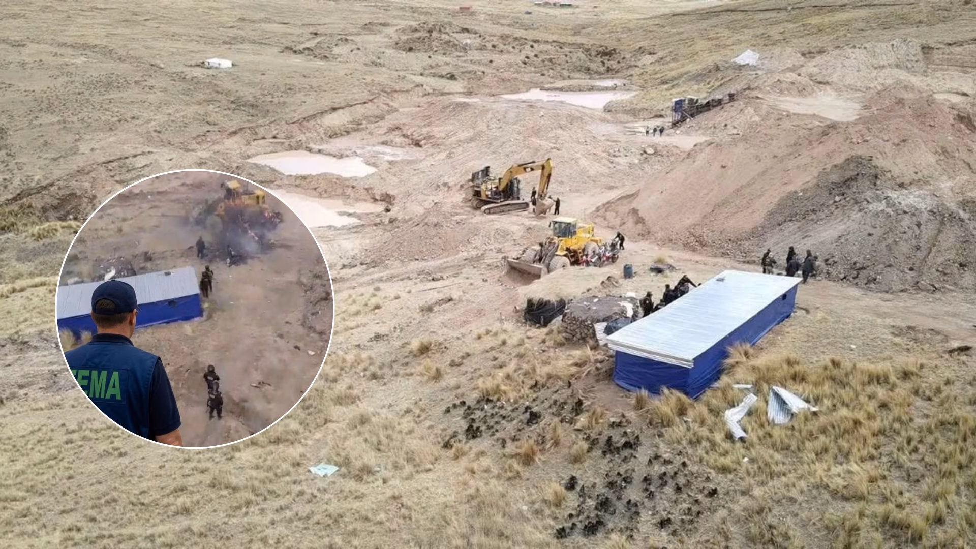 Cusco: dictan prisión preventiva contra 17 investigados por minería ilegal y tenencia de explosivos