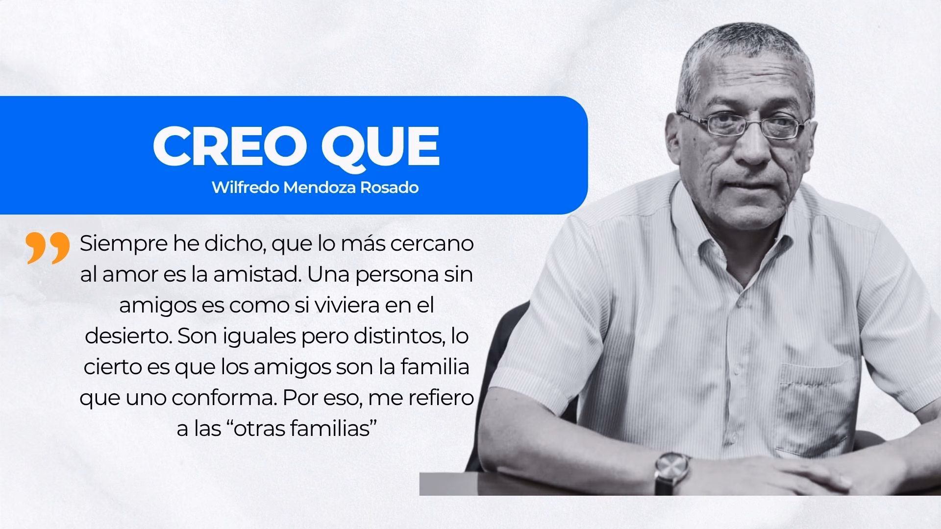 CREO QUE… | Las “otras familias”