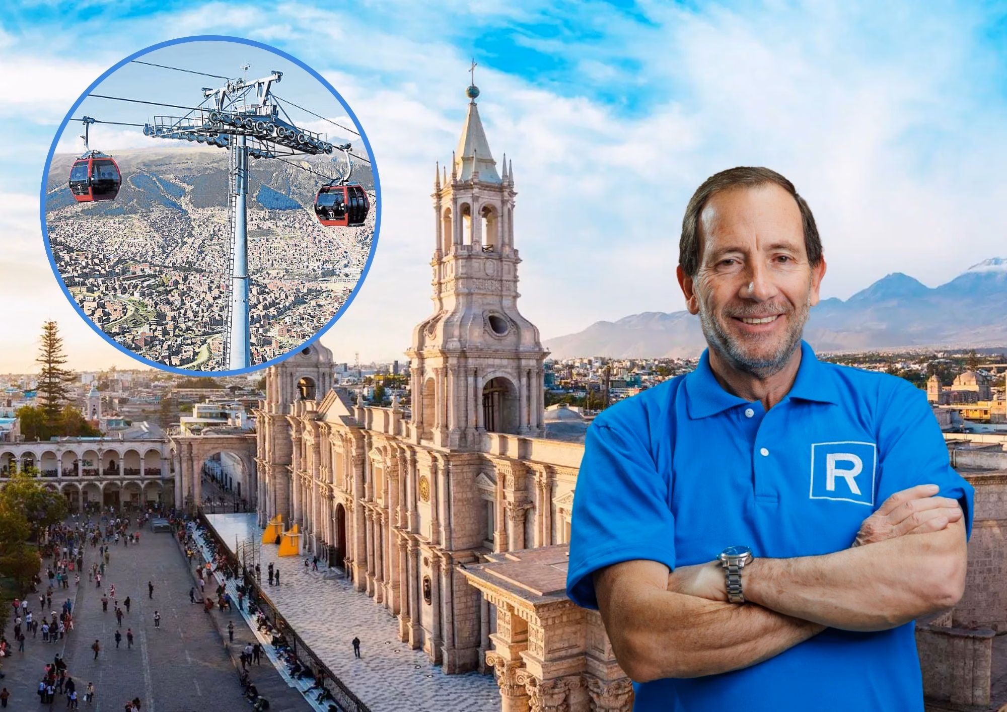 Elecciones 2026: candidato Ramírez del Villar, insiste en la construcción de un teleférico para Arequipa