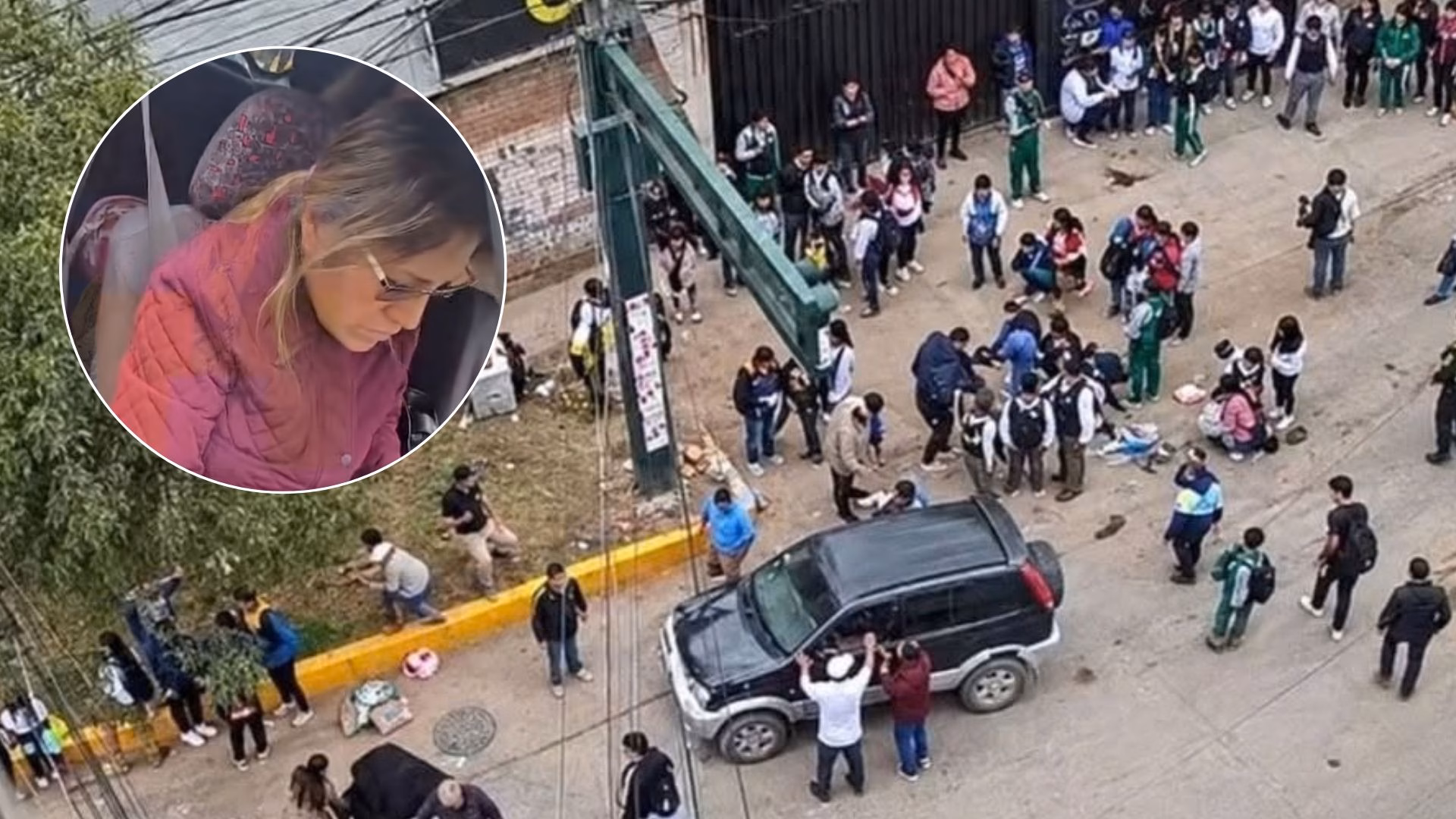 Cusco: atropello múltiple deja mujer fallecida y siete escolares heridos, conductora se habría pasado luz roja