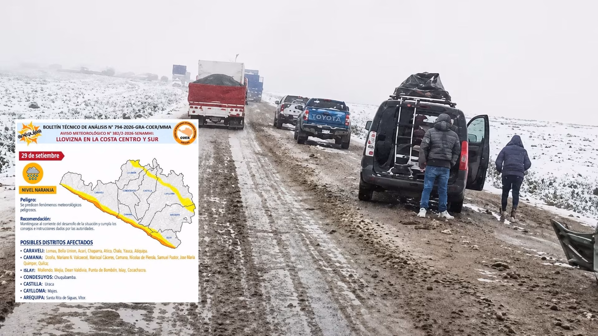 Arequipa: zonas altas soportarán temperaturas de hasta -12 °C desde este miércoles 30 setiembre