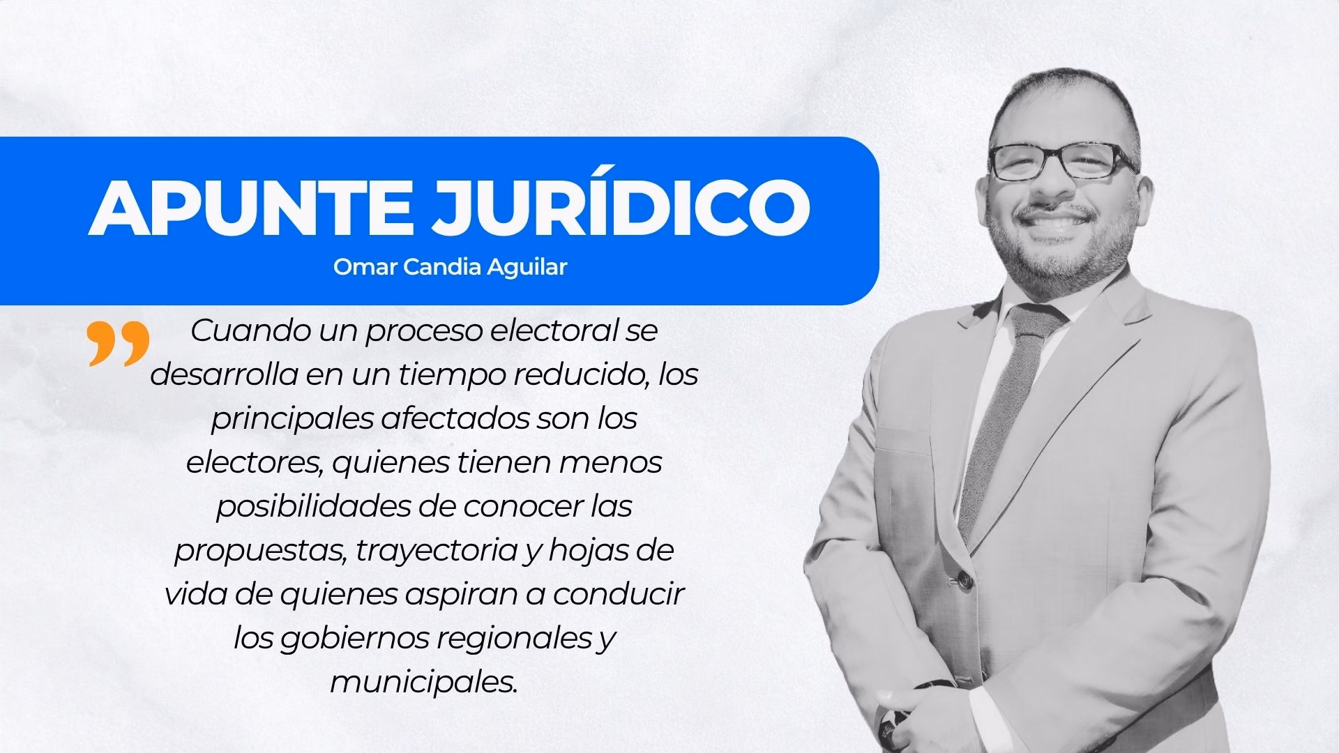 APUNTE JURÍDICO | ¿Qué nos deja las elecciones regionales y municipales?