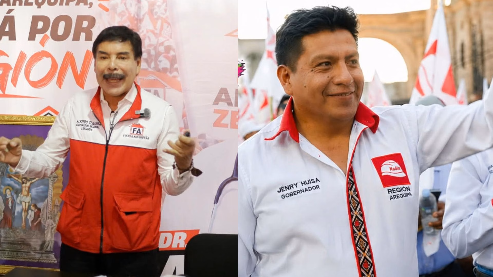 Segunda vuelta en Arequipa: Alfredo Zegarra no supera el 30% de votos y se enfrentaría con Jenry Huisa