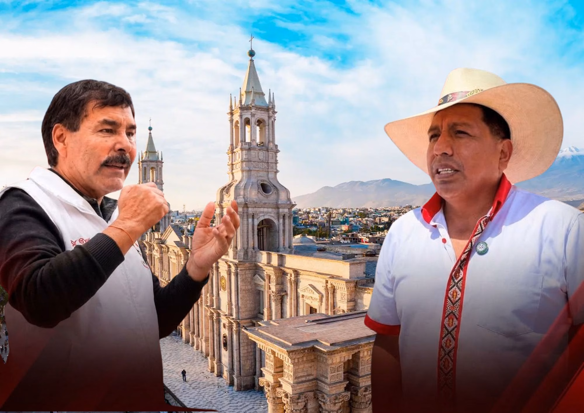 Segunda vuelta en Arequipa: Zegarra y Huisa