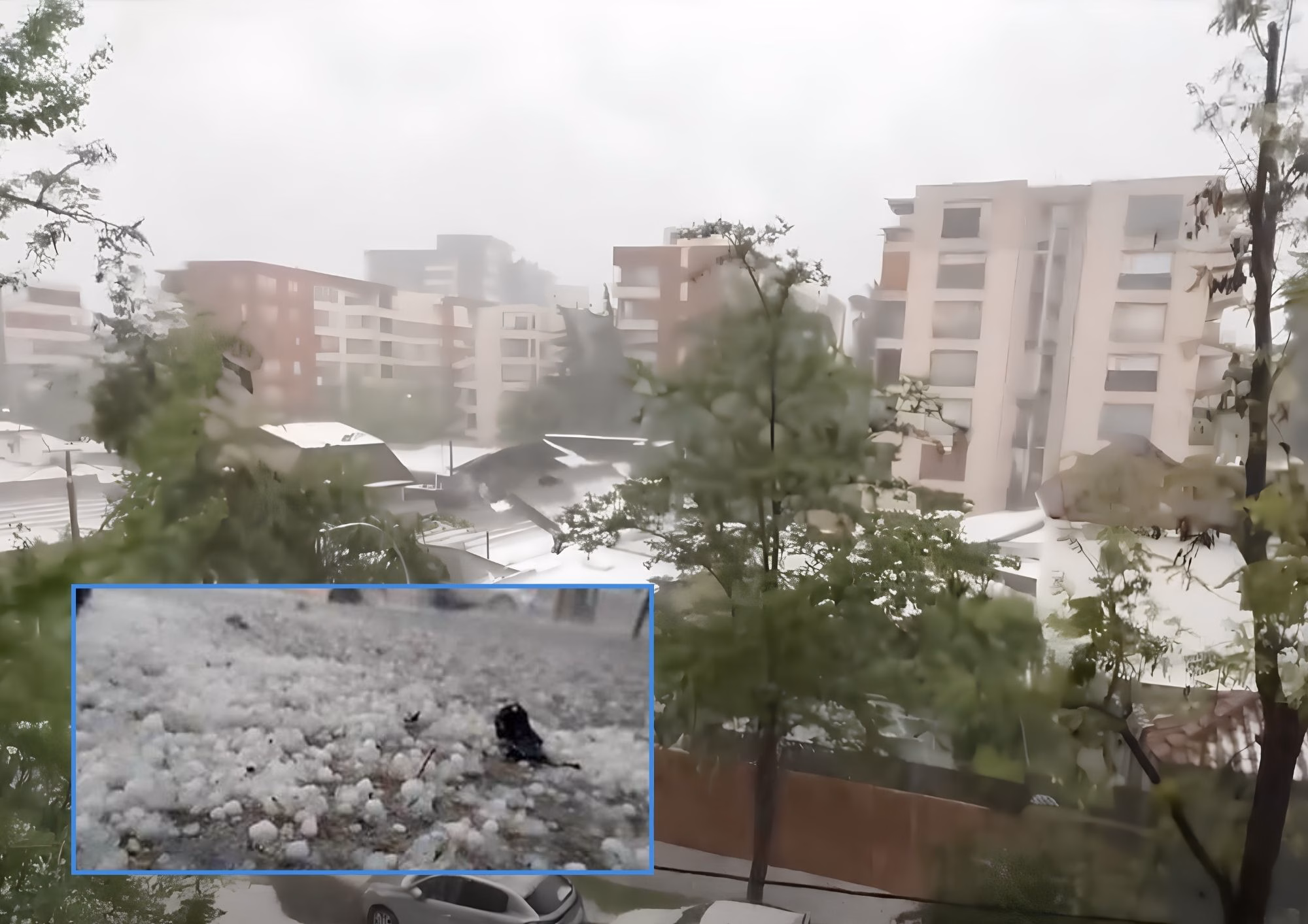 Tormenta en Santiago de Chile: alerta roja