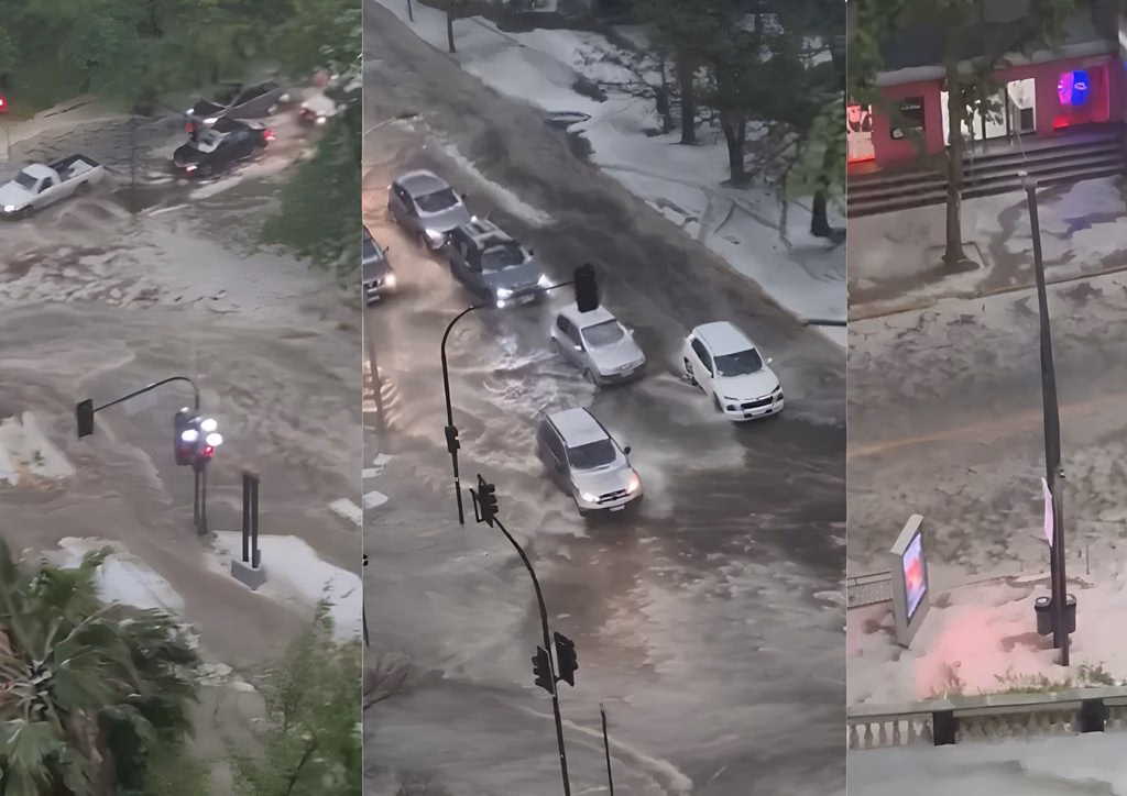 Chile: Declaran alerta roja por granizo y tornado en Santiago de Chile, reportan daños en viviendas 2026