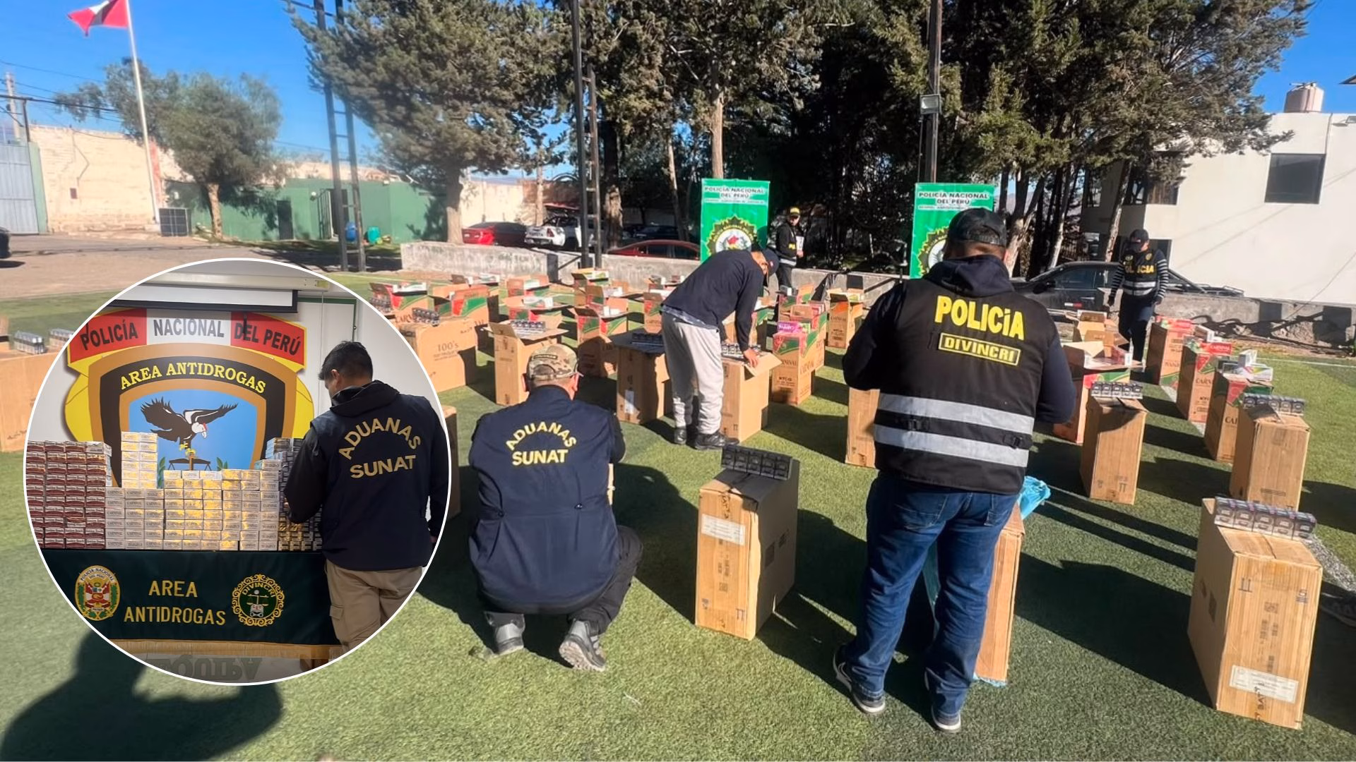 Arequipa: incautan más de 600 mil cigarrillos ilegales en operativos contra el contrabando