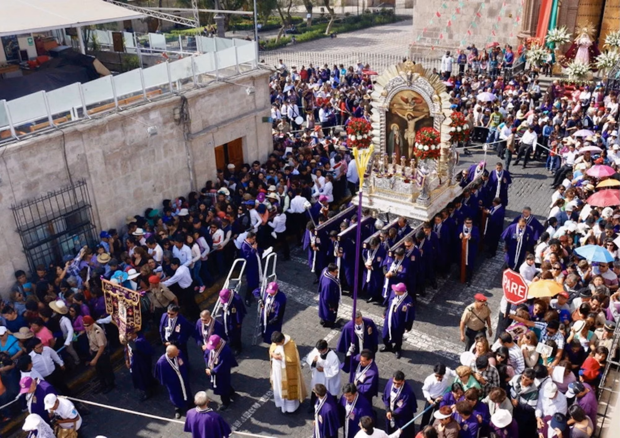 Señor de los Milagros en Arequipa: recorridos
