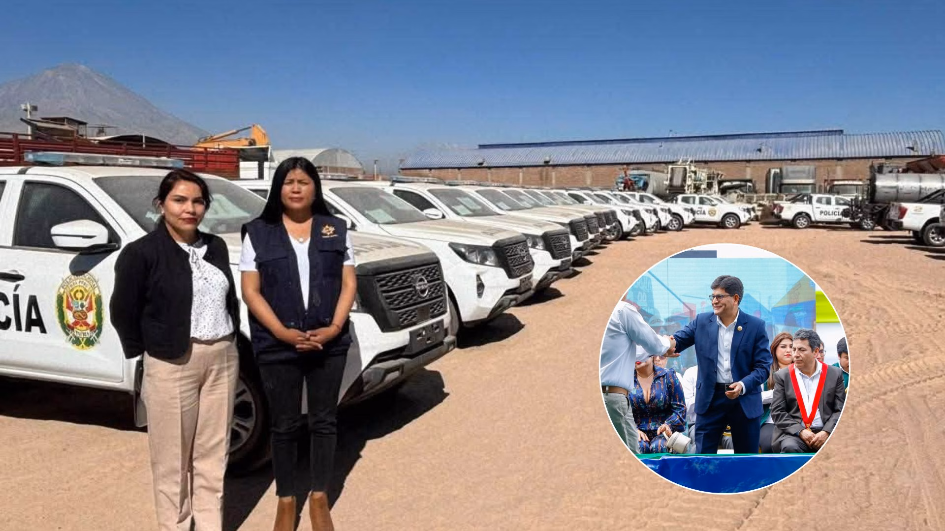 Arequipa: luego de la denuncia de consejera, Rohel Sánchez anuncia entrega de 100 patrulleros