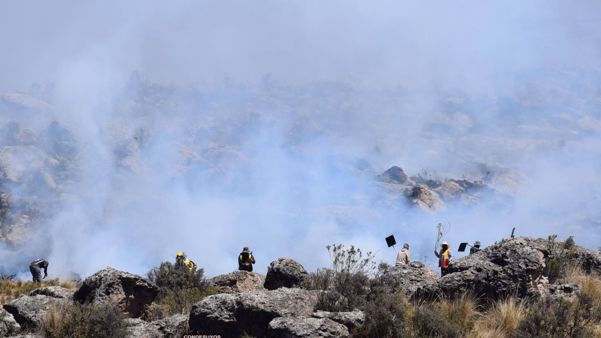 Arequipa: Incendio forestal en Chuquibamba destruye 70 hectáreas de pastos naturales, fue liquidado 1 Arequipa: Incendio forestal en Chuquibamba destruye 70 hectáreas de pastos naturales, fue liquidado