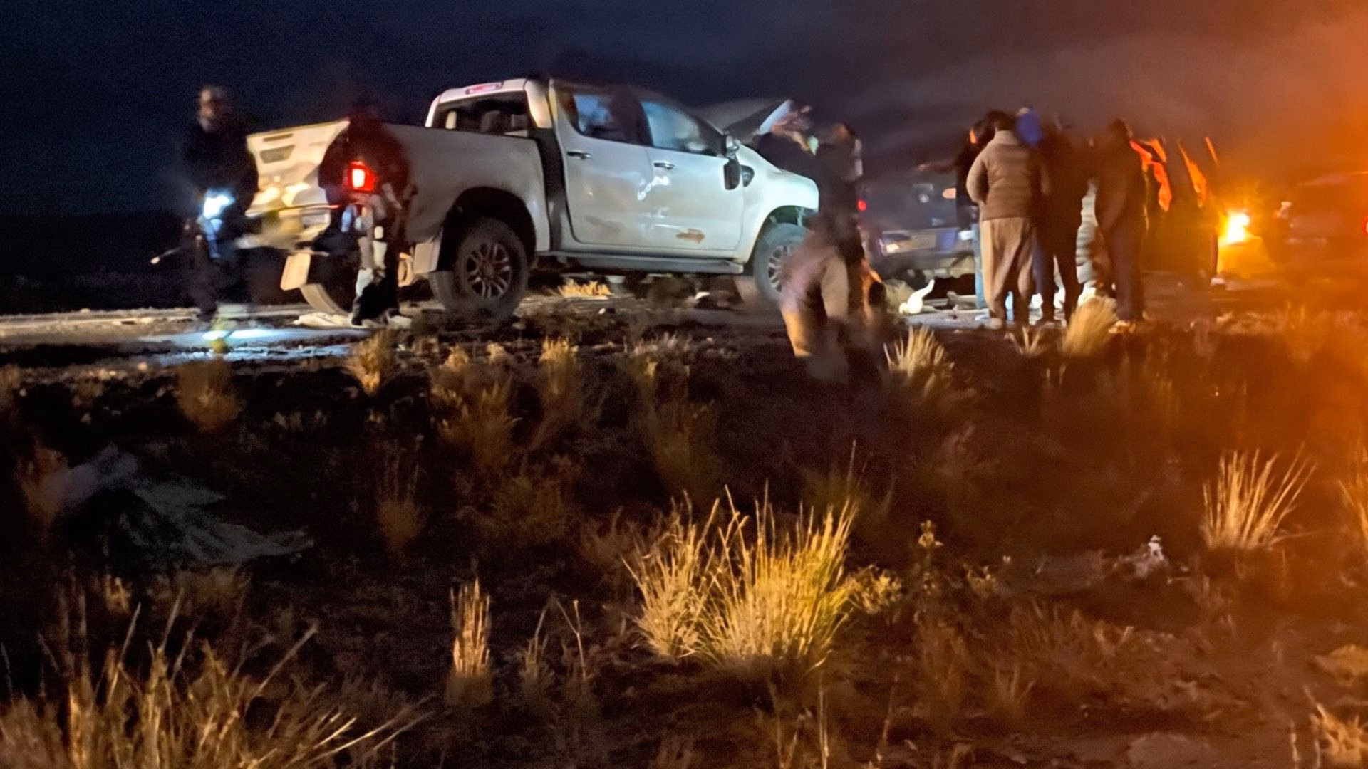 Puno: un fallecido y varios heridos deja choque en cadena de 7 vehículos en vía Juliaca-Azángaro