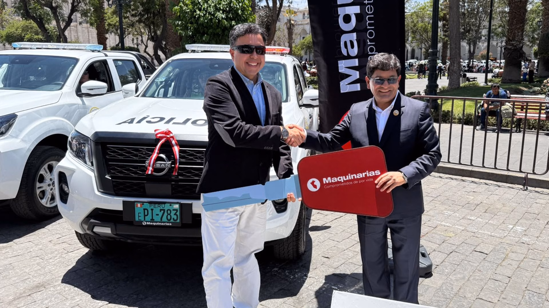 Arequipa: Obras por Impuestos permiten entregar 100 camionetas 4x4 a la Policía Nacional