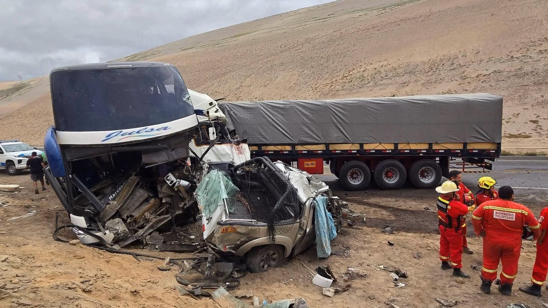 Choque en Camaná: Identifican a los cuatro fallecidos de accidente múltiple en la Panamericana Sur