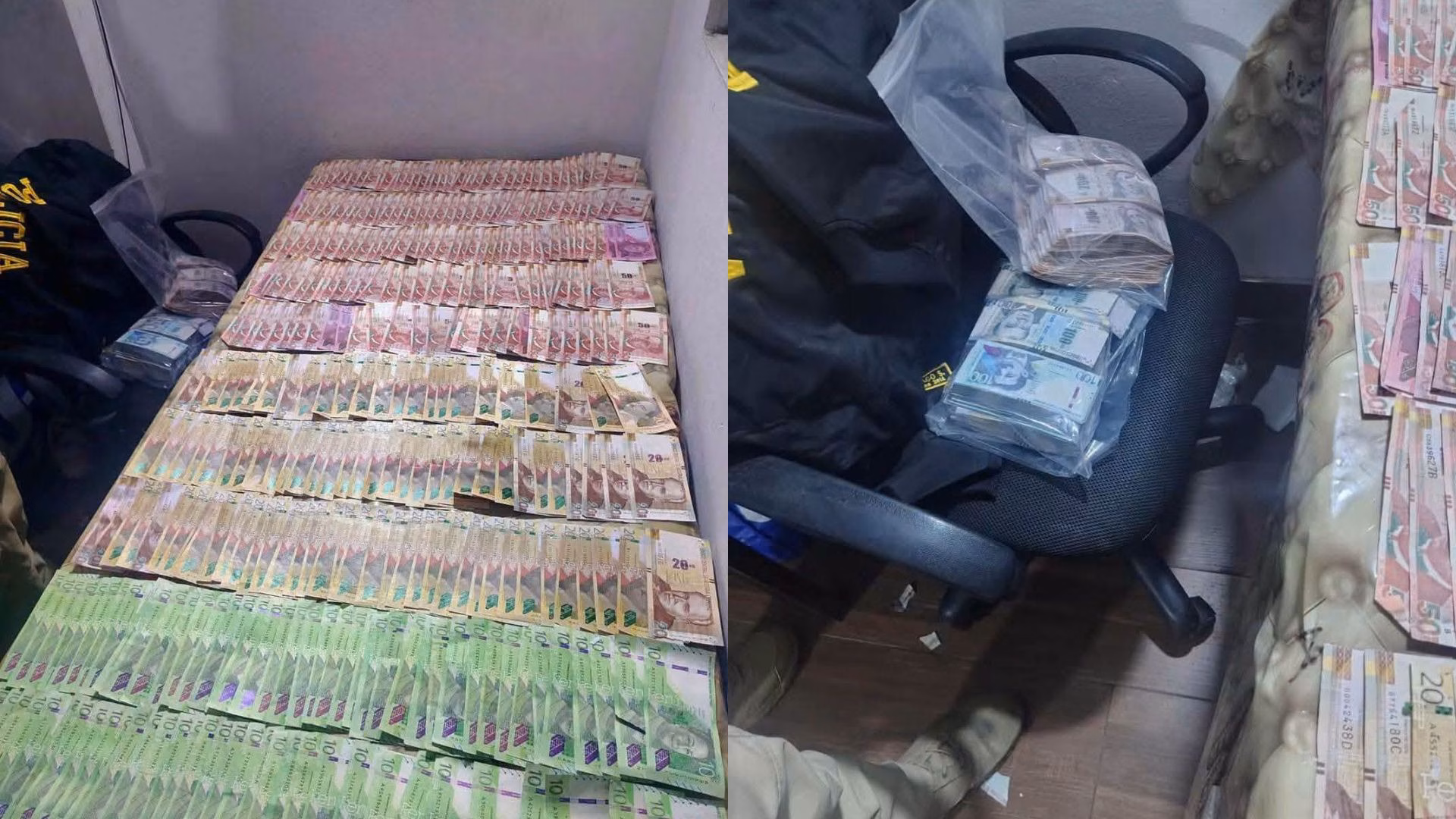 Operativo en Arequipa, Lima y Piura: detienen 12 presuntos integrantes de red que fabricaba dinero falsificado