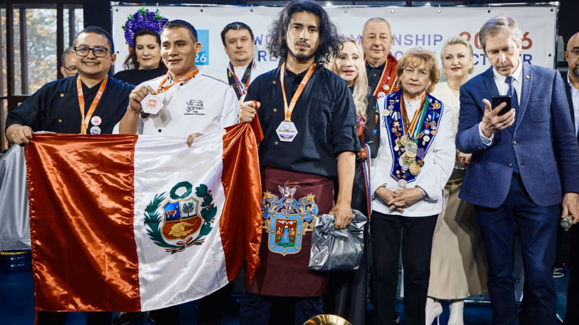 Perú logra el subcampeonato mundial de gastronomía en Rusia con el chef arequipeño Mauricio Mello