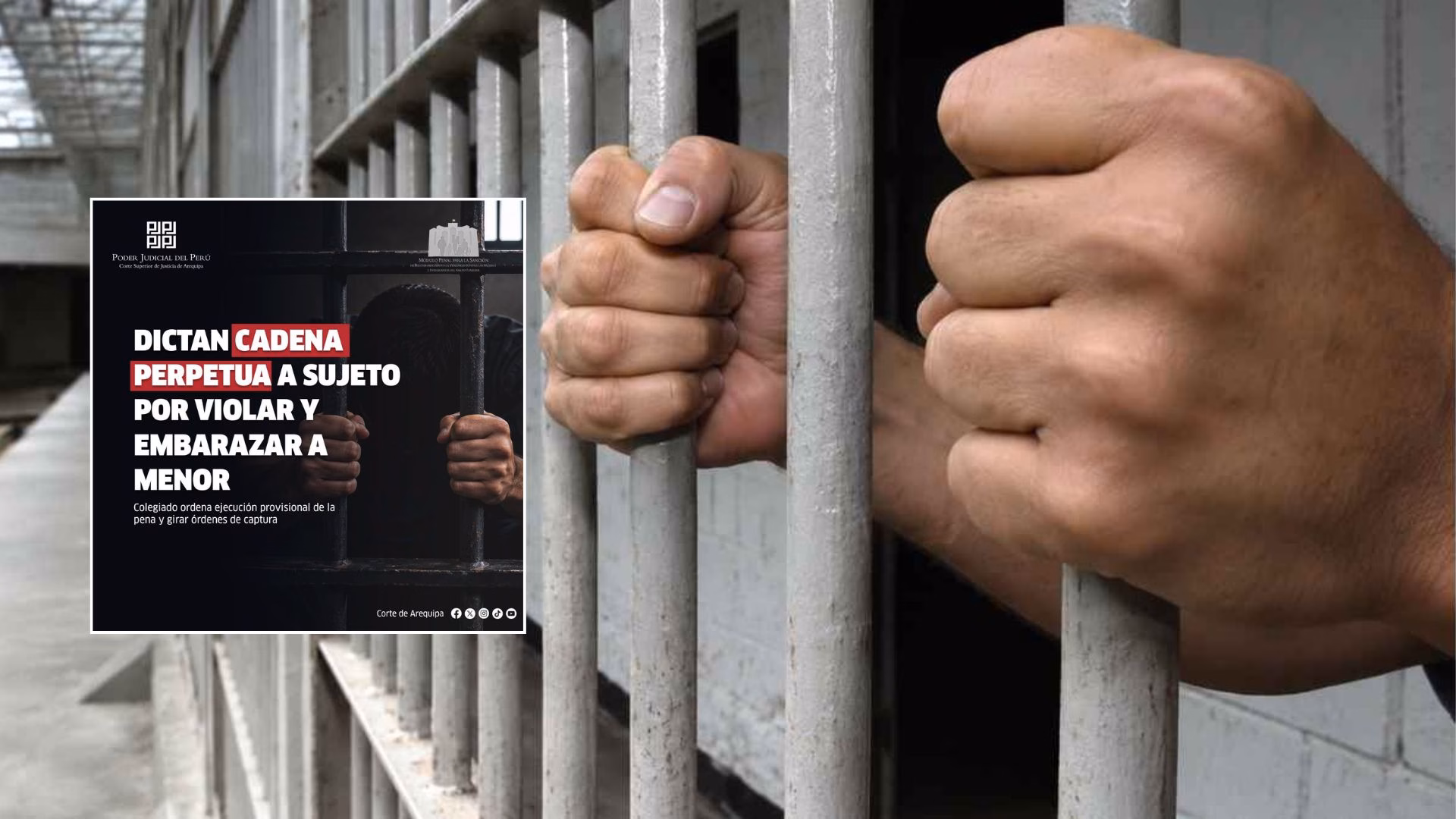 Cadena perpetua en Arequipa: condenan a cadena perpetua a sujeto que abusó y embarazó a una menor en Quequeña